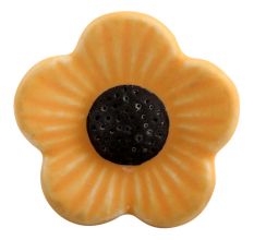 Mustard Daffodils Ceramic Drawer Knob